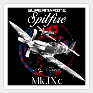 Supermarine Spitfire MK.IXc WW2 Fighter Plane Sticker